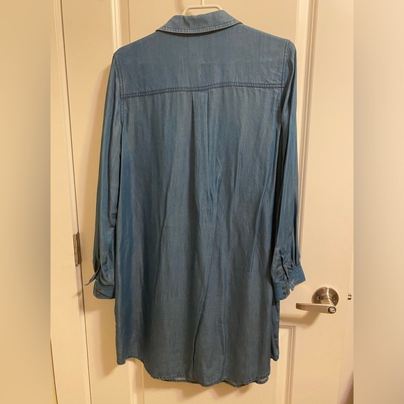 Club Monaco Chambray Shirt Dress - Picture 2 of 2